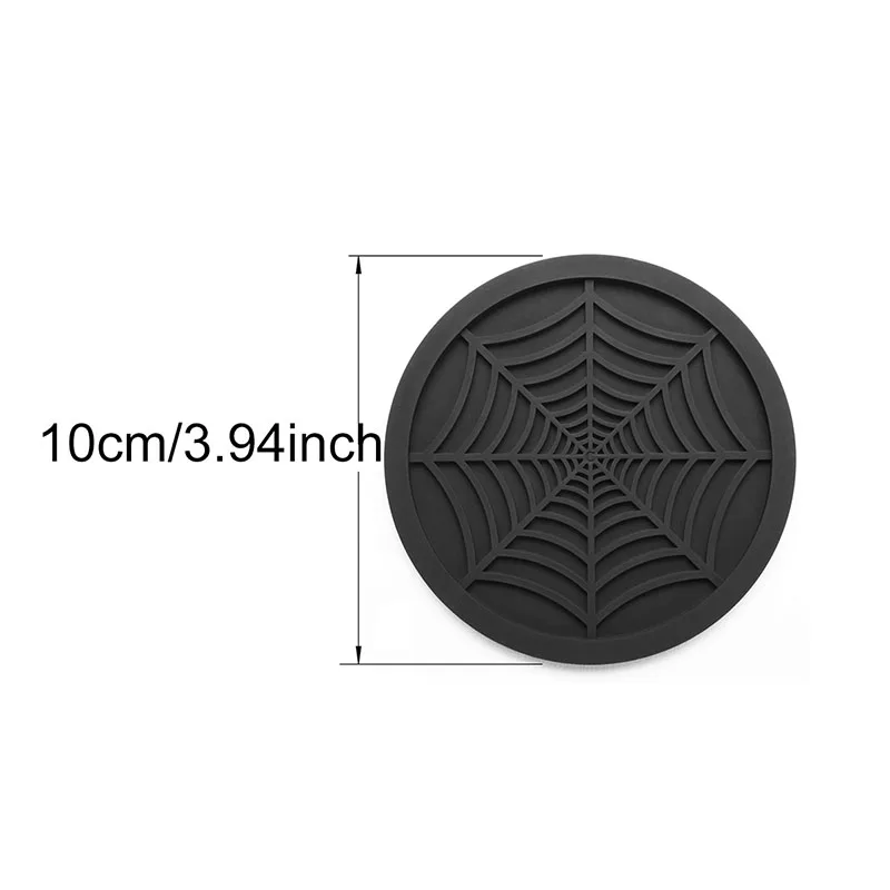 Anti-slip Silicone Water Coaster, Household Anti-slip Water Coaster, Round Coaster, Car Anti-slip and Dustproof Water Coaster