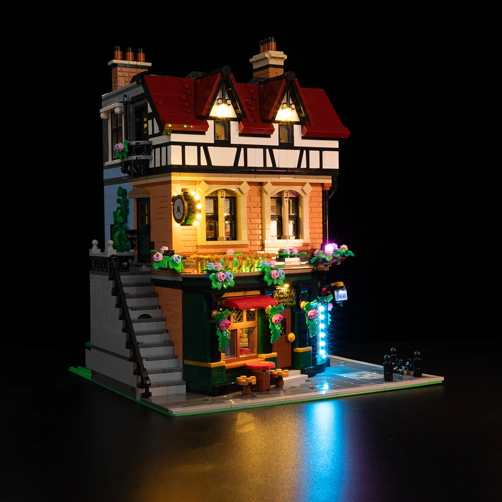 LED Light Kit for Tudor Corner 10350 Building Blocks DIY Toys Light Set No Model