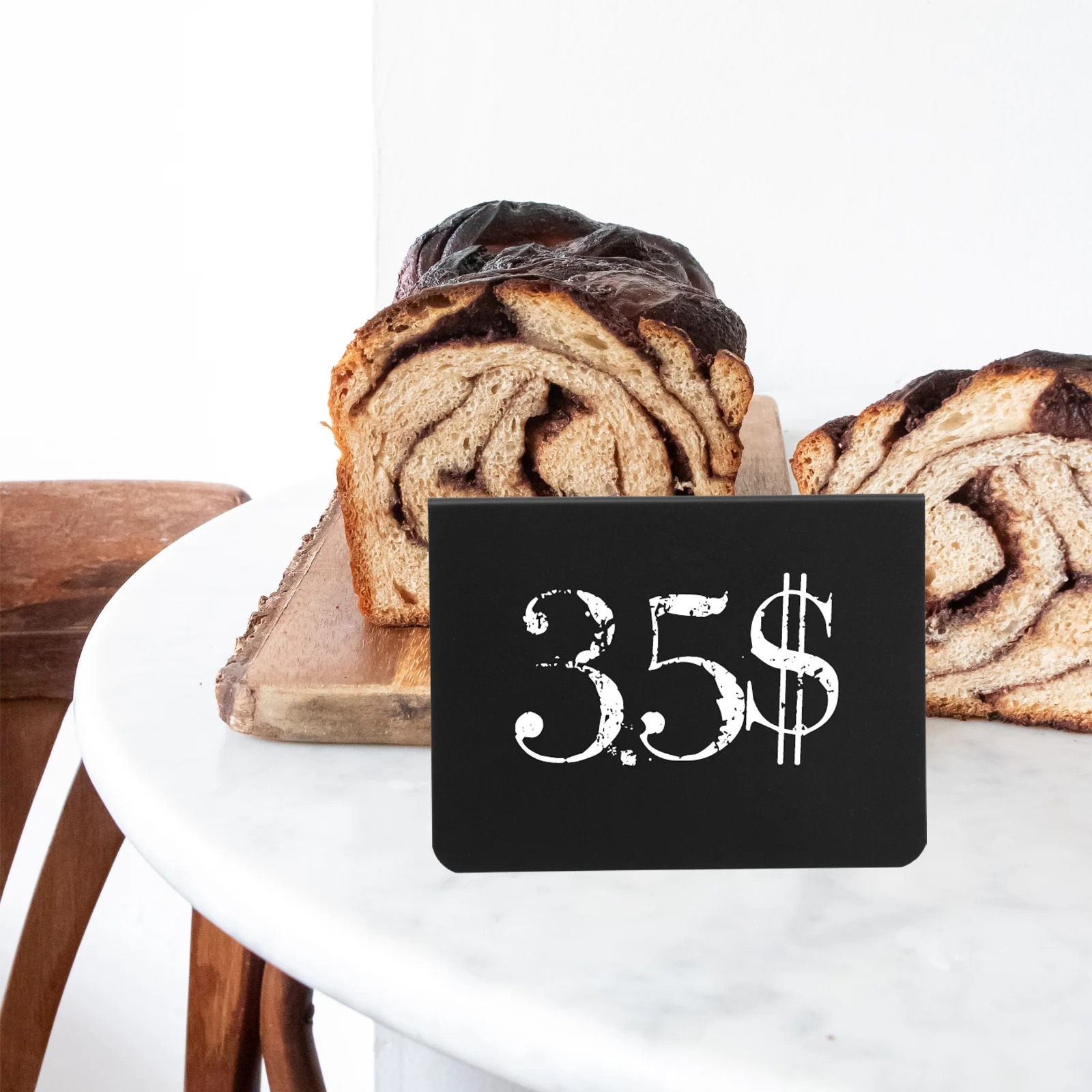 6Pcs Mini Chalkboard Sign Premium PVC Desktop Message Board for Wedding Kitchen Cafe Display Use Small Chalkboards