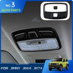 For Suzuki Jimny JB64 Sierra JB74 2019 2023 Car Reading Light Decoration Cover Roof Lamp Trim Frames Interior Accessories ABS