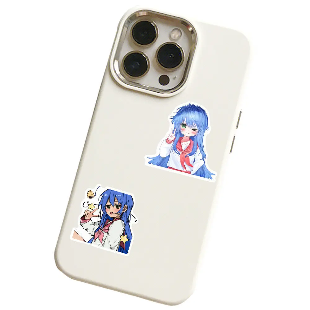 50PCS Izumi Konata Lucky Star Stickers Kawaii Meisjes Cartoon Sticker Laptop Notebook Koffer Fiets Decoratieve Sticker Gift