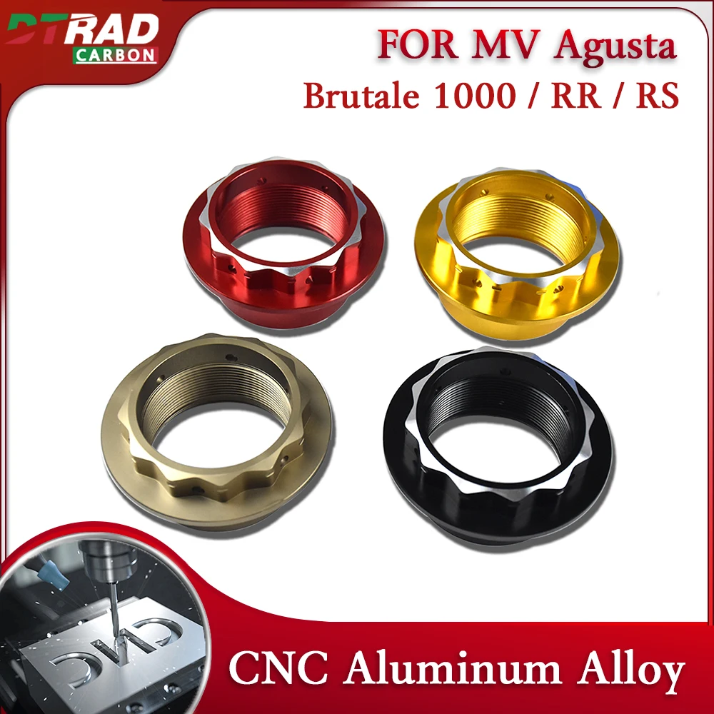 CNC Rear Wheel Nut For MV Agusta Brutale 1000 Dragster F3 F4 RR RC RS Turismo Veloce Superveloce Series Motorcycle Accessories