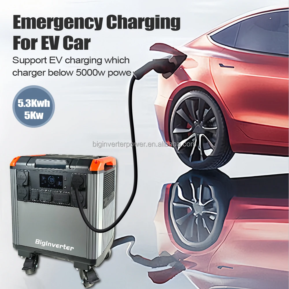 5000W Solar Generator 5000Wh LiFePO4 Portable Power Station With Solar Panel Free Shipping view 4