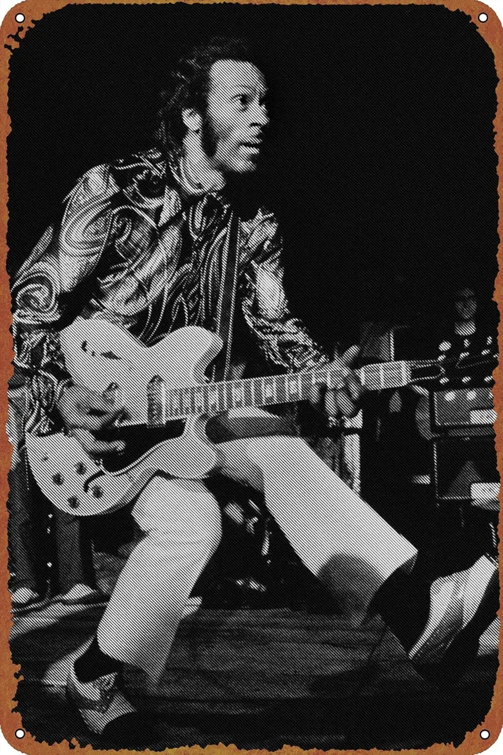 Chuck Berry Retro Poster Tin Sign Cafe bar Home Wall Art Decoration Retro Metal Tin Sign 8x12 inch 1pc sign sign
