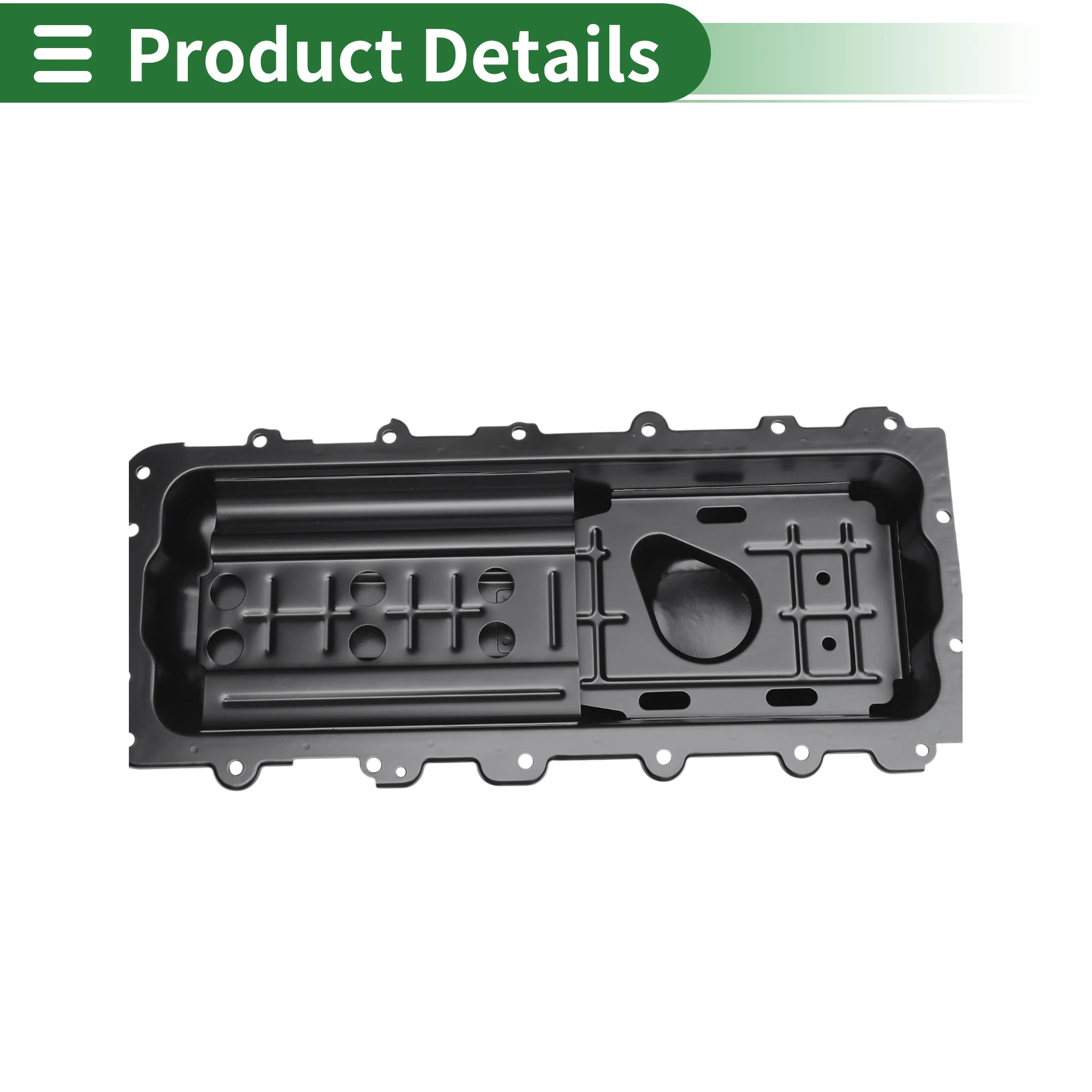 

UXCELL No.F81Z6675DA Масляный поддон двигателя Масляный поддон поддона трансмиссии для Ford Excursion 1999-2017 Железный черный