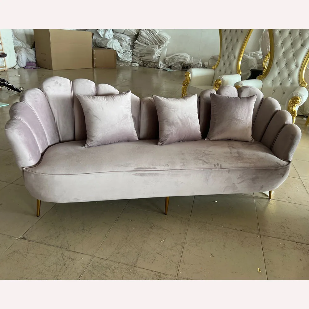 Top selling high back purple royal pedicure sofa princess king throne chair