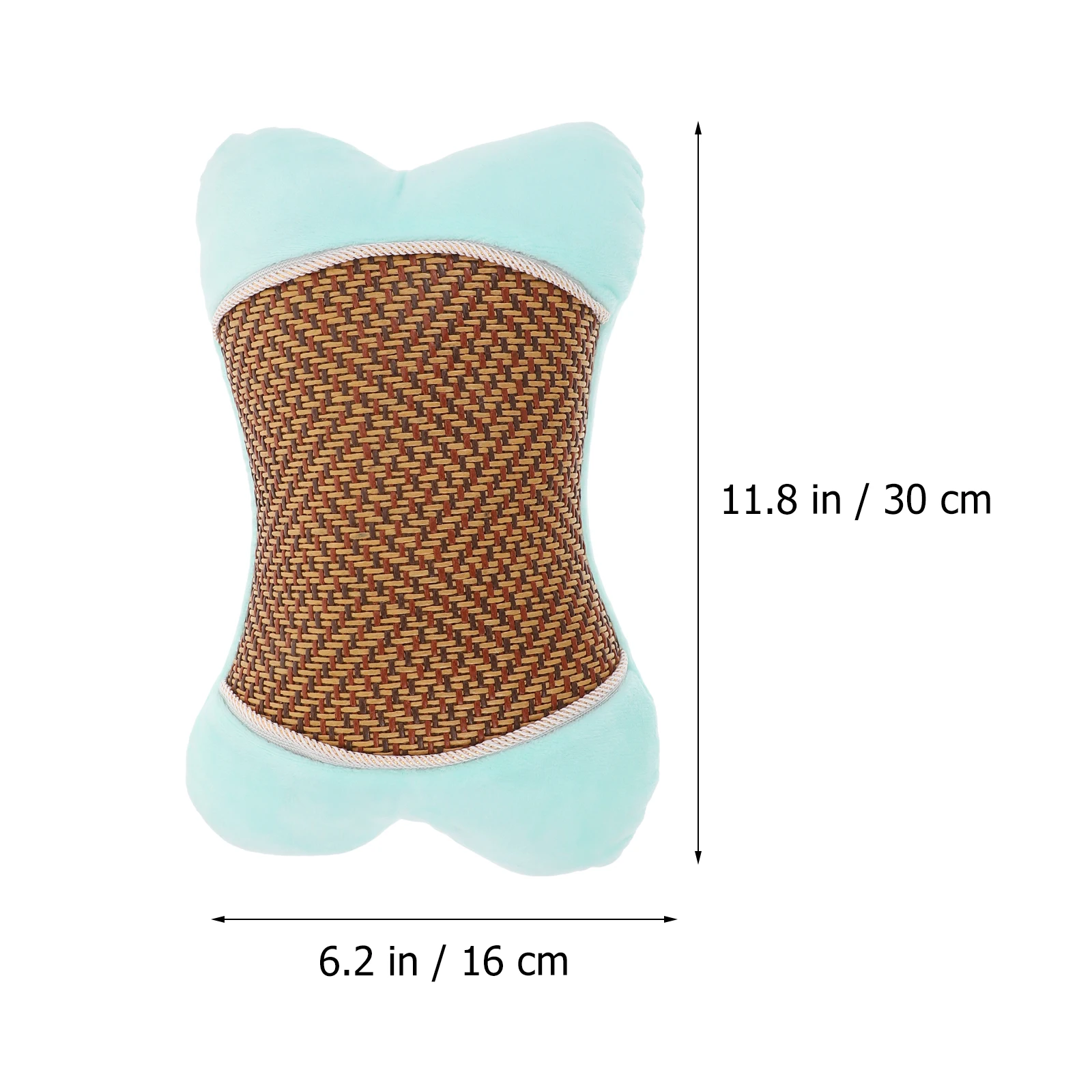 

2 pcs Car Neck Pillow Cushion Rattan Mat Support Short Hair PP Cotton Neck Rest Headrest Auto Seat Pad Driving Comfort