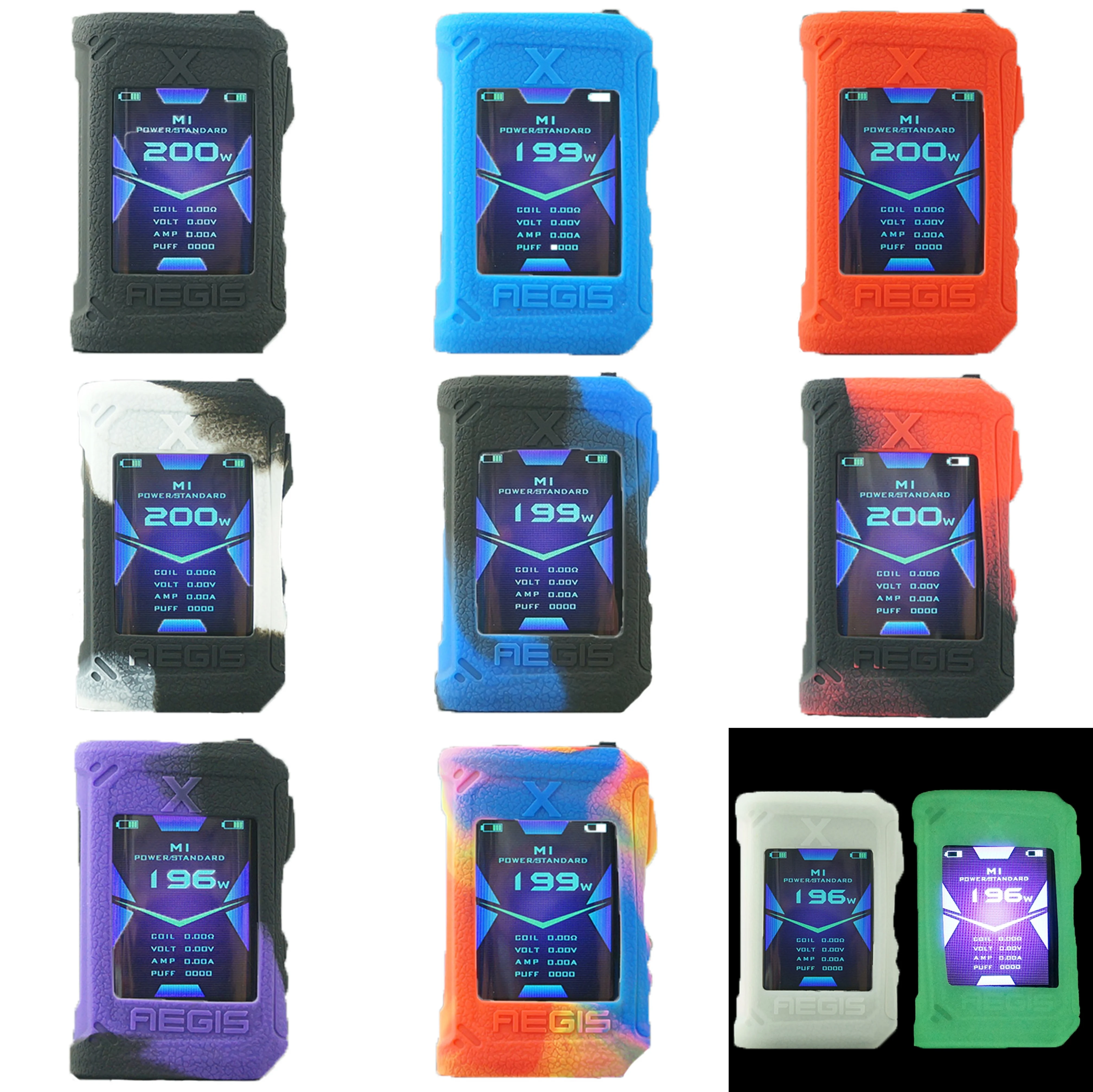1 funda protectora de silicona suave para aegis x, compatible con el último diseño para aegis x.