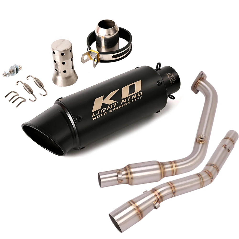Tuyau d'échappement pour YAMAHA R15 V4 MT15 2020 – 2023, embouts de moto, tuyau d'en-tête, silencieux en acier inoxydable avec DB Killer