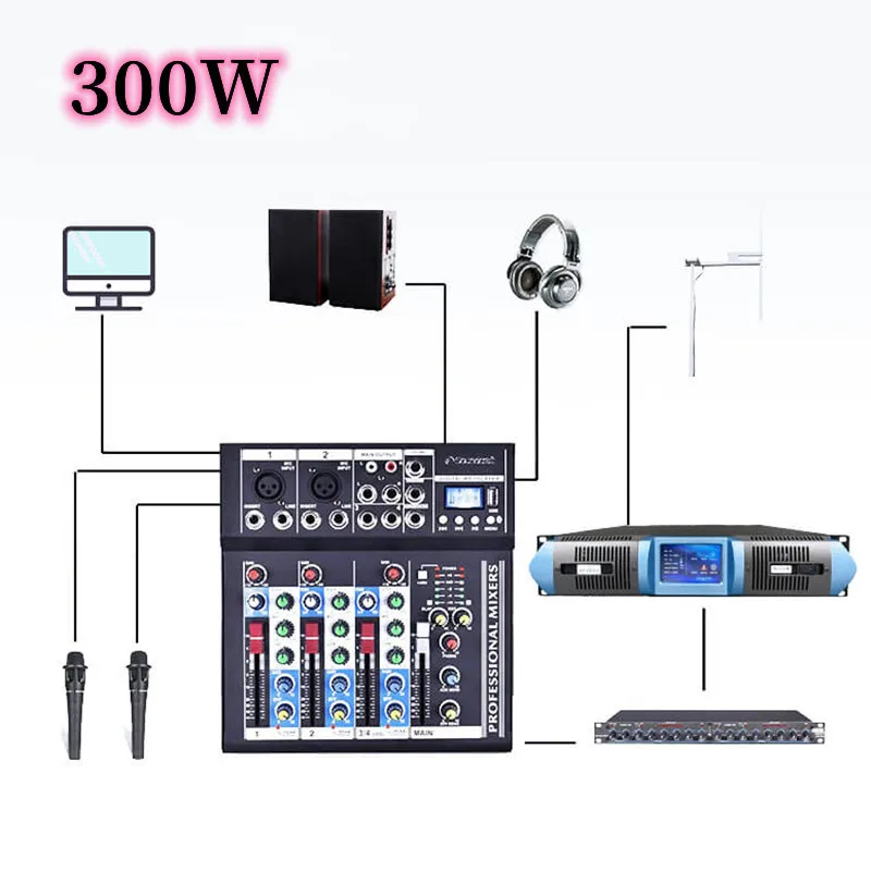 Radio Station Broadcast Full Equipment Touch Screen 300watt Fm Transmitter 300W