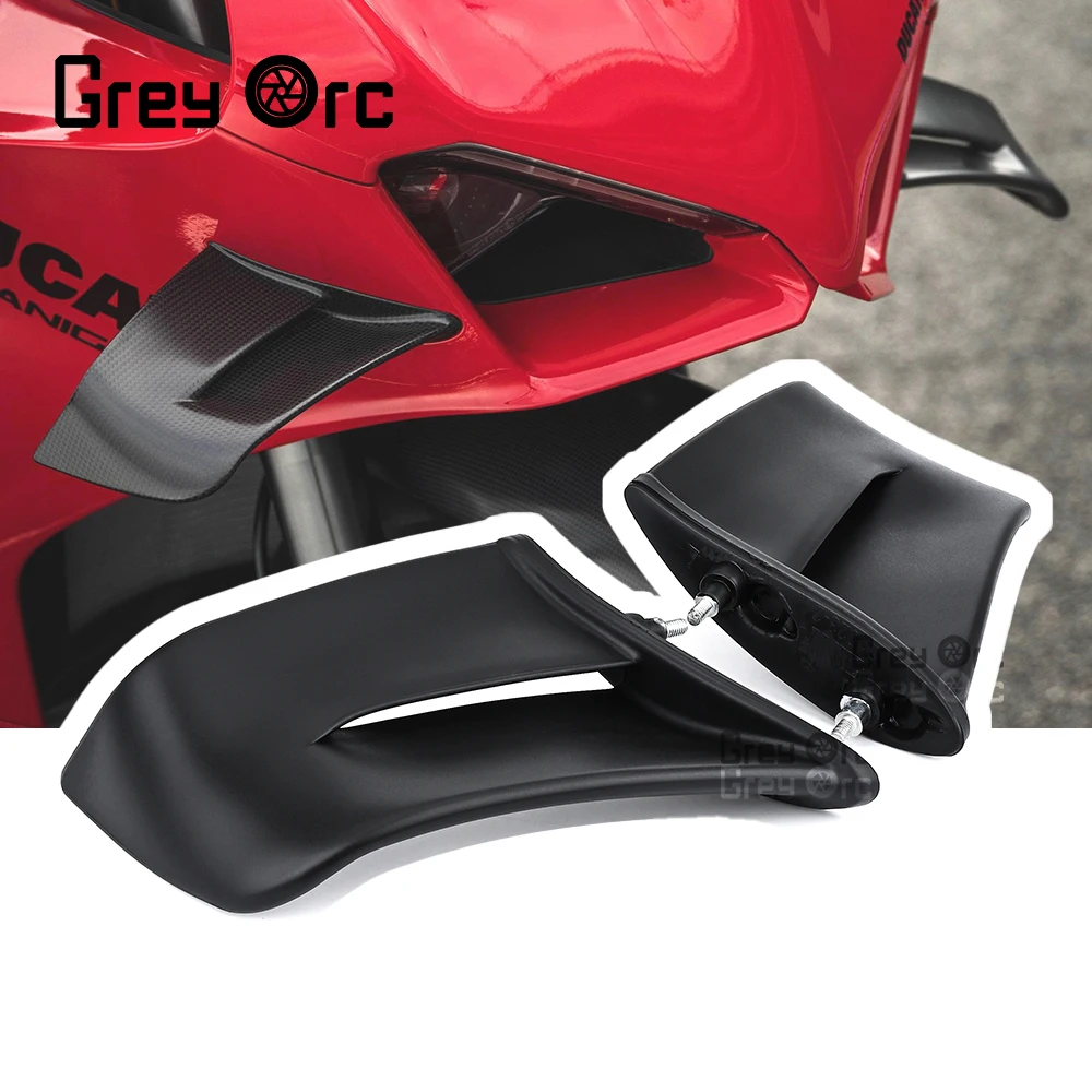 

Winglet Aerodynamic Wing Kit Spoiler Deflector For Ducati Panigale V4 V4R V4S 2022 2023 Fairing Cover Motorcycle Accessories