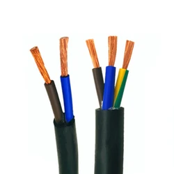 Cavo elettrico impermeabile esterno 2 Core Wire 0.75 1 1.5 2.5 1 4 6 10 16 Square GB filo in PVC per esterni in rame senza ossigeno