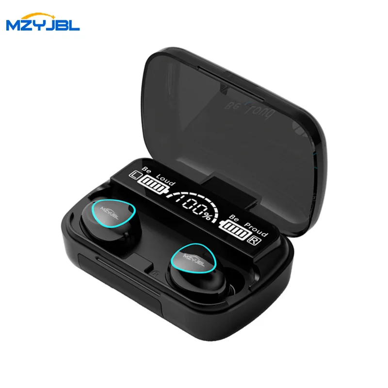 

MZYJBL Headphones M10 Bluetooth TWS Wireless Earpods Sports Earphones Gaming In Ear Waterproof Earbuds HiFi Stereo Sound Headset