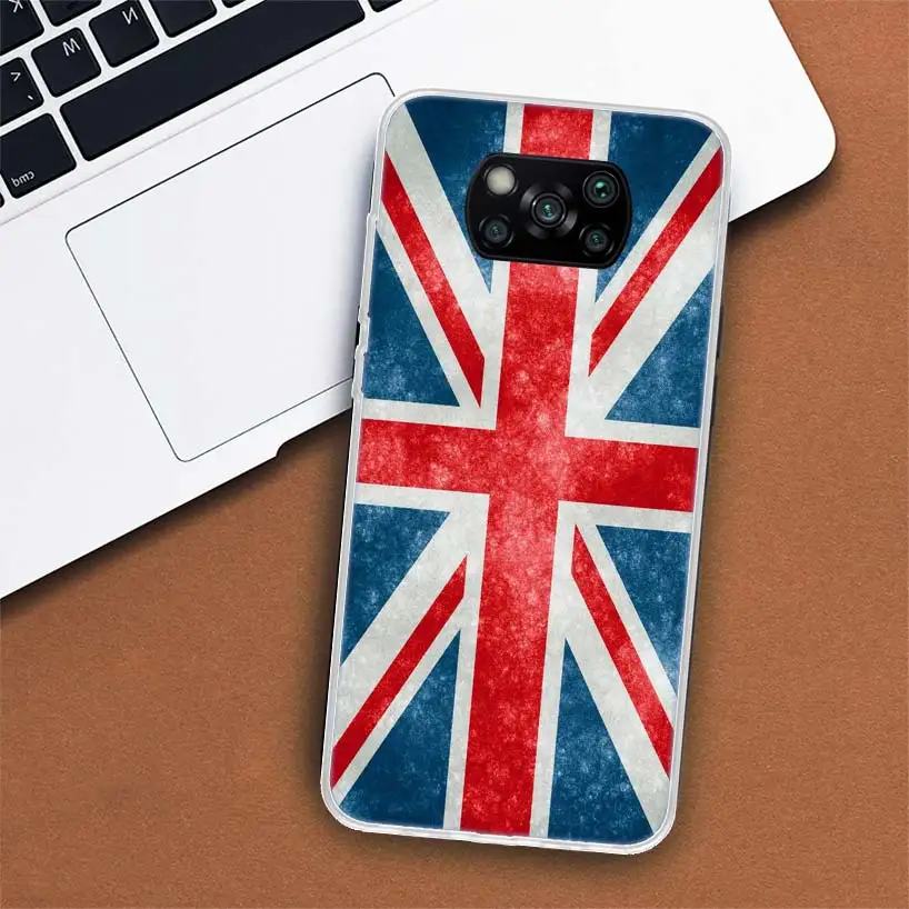 Flag United Kingdom London Phone Case For Xiaomi Mi 11 Lite 11i 12X 12 9 8 12T 11T 10T 9T Pro 10 5X 6X Ultra 5G Cover Coque Capa