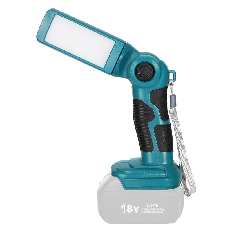Led Lanterna Luz de Trabalho para Makita 18v Baterias de Íon de Lítio Bl1850 Bl1830 Portátil Lâmpada de Mesa Spotlight com Usb 12w 1000lm