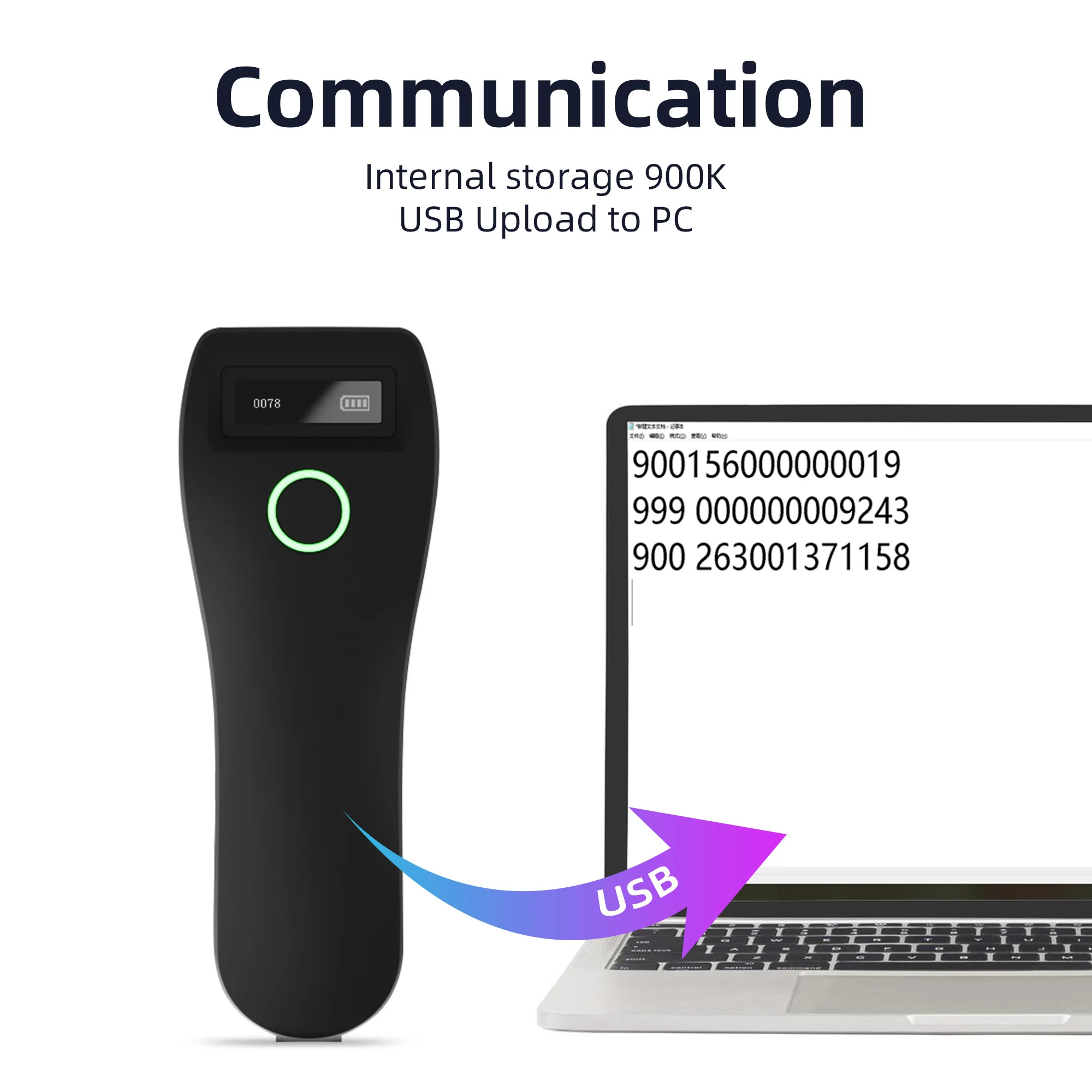 Portable Barcode Scanner W6 Wireless 1D 2D CMOS Scanner Bluetooth Mini Pocket QR Reader IOS Android Windows for Mobile Payment