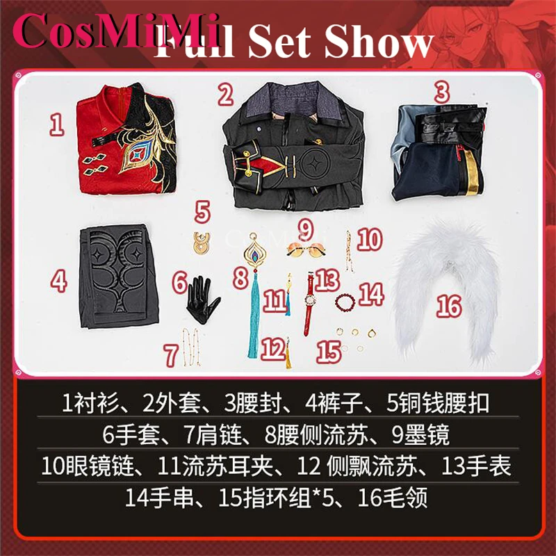 Cosata Mi Game Honkai: Star Rail Aventurine Cosplay Costume, Festival de Printemps Linkage Uniform, Carnaval Party Py Play Clothing S-XL