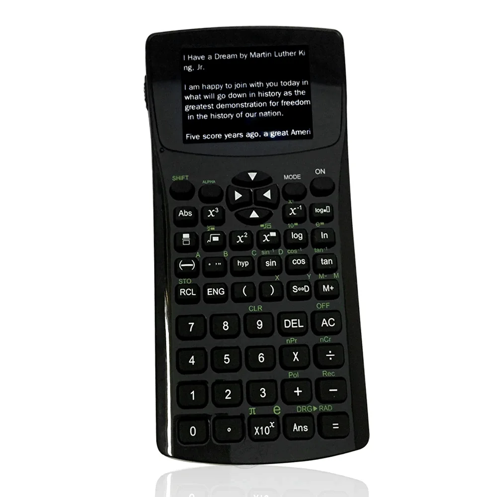 Multifunction Text Reading Calculator with eBook Reader Video Music Player Privacy Screen One-key Lock Shortcut To Book Document