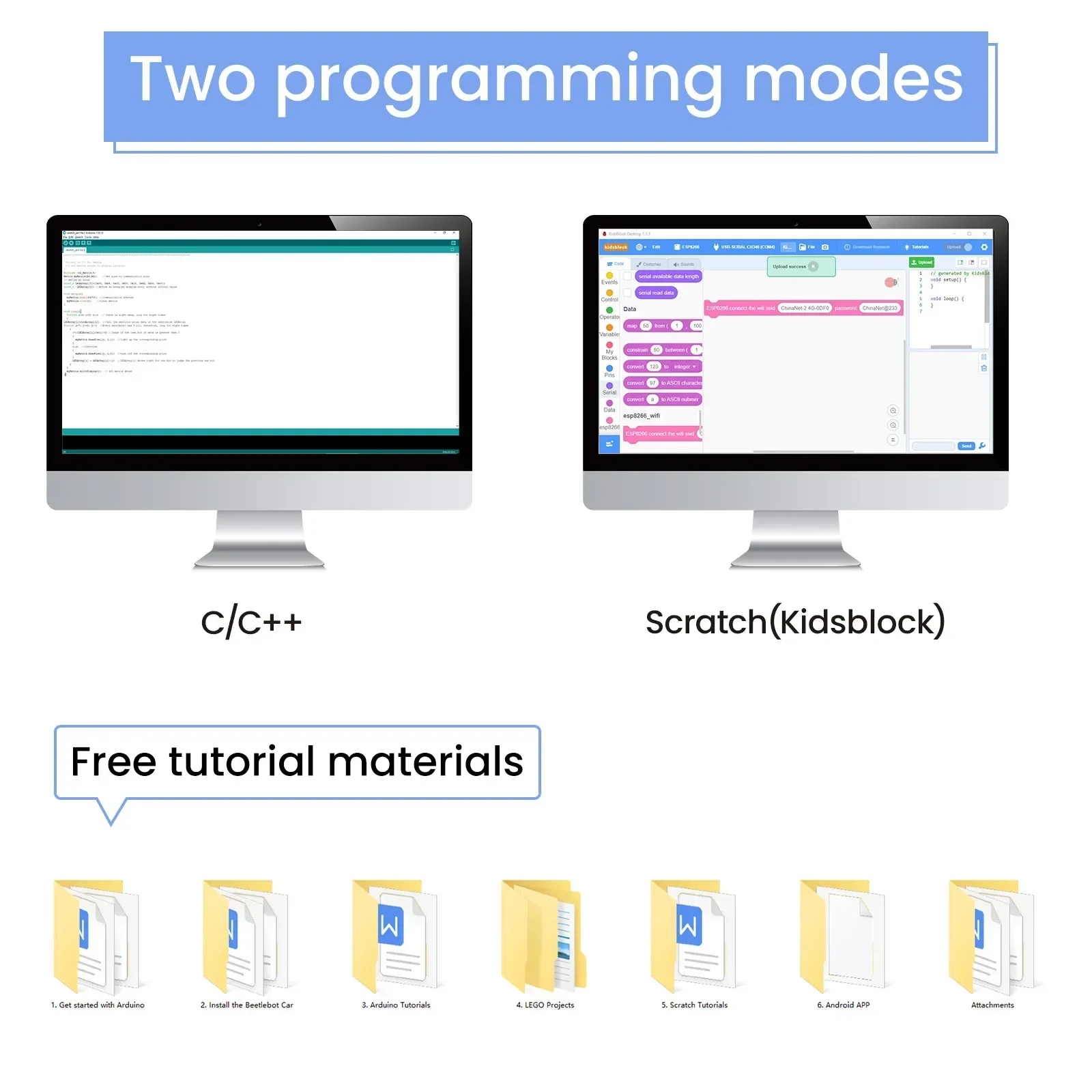 Keyestudio 3in1 Beetlebot ロボットカー Arduino 用 (Raspberry Pi Pico/ESP32) STEM 教育 DIY キット Legoeds+Projects と互換性あり