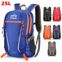 1 Uds. Mochila ligera impermeable de 25L para senderismo, viaje, Camping, senderismo, deportes al aire libre, mochila para hombres y mujeres