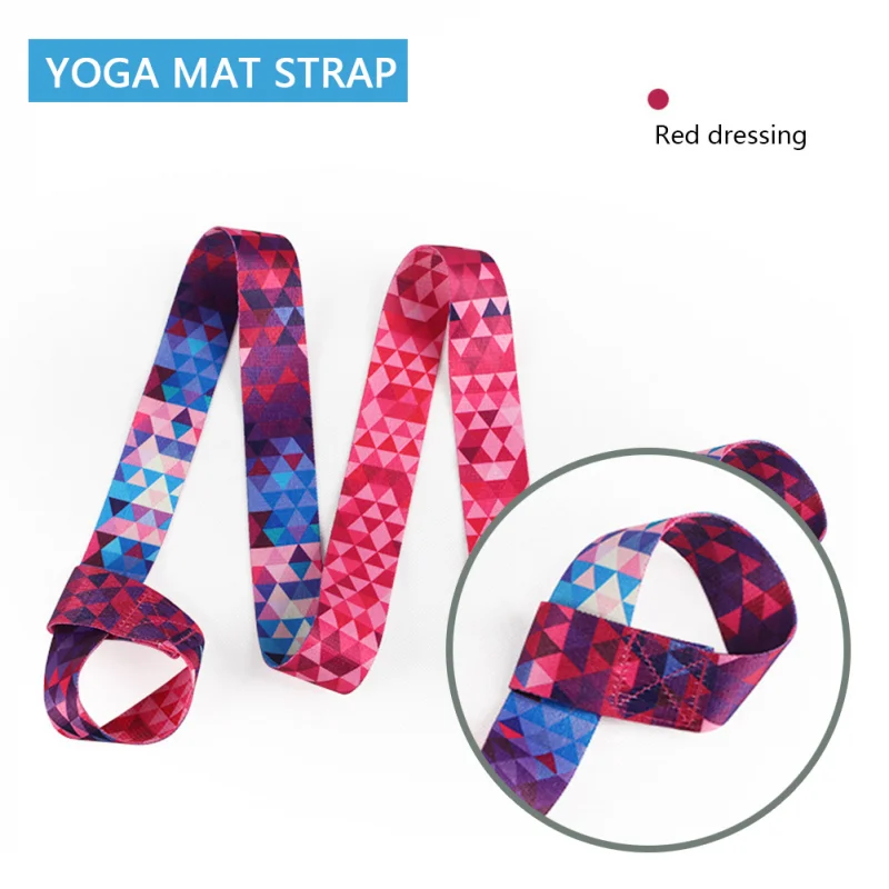Yoga Mat Carrying Strap Adjustable Shoulder Straps Pilates Exercise Sling Yoga Mat Sports Sling Strap Belt Shoulder Carry Belt