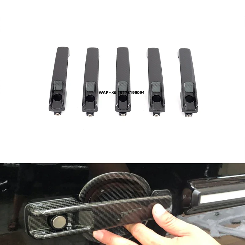 

2019-2024Year W464 Carbon Fiber Handle Covers W463A G63 G350 G500 Replacement Handles Dry Carbon Door Handle Cover Exterior