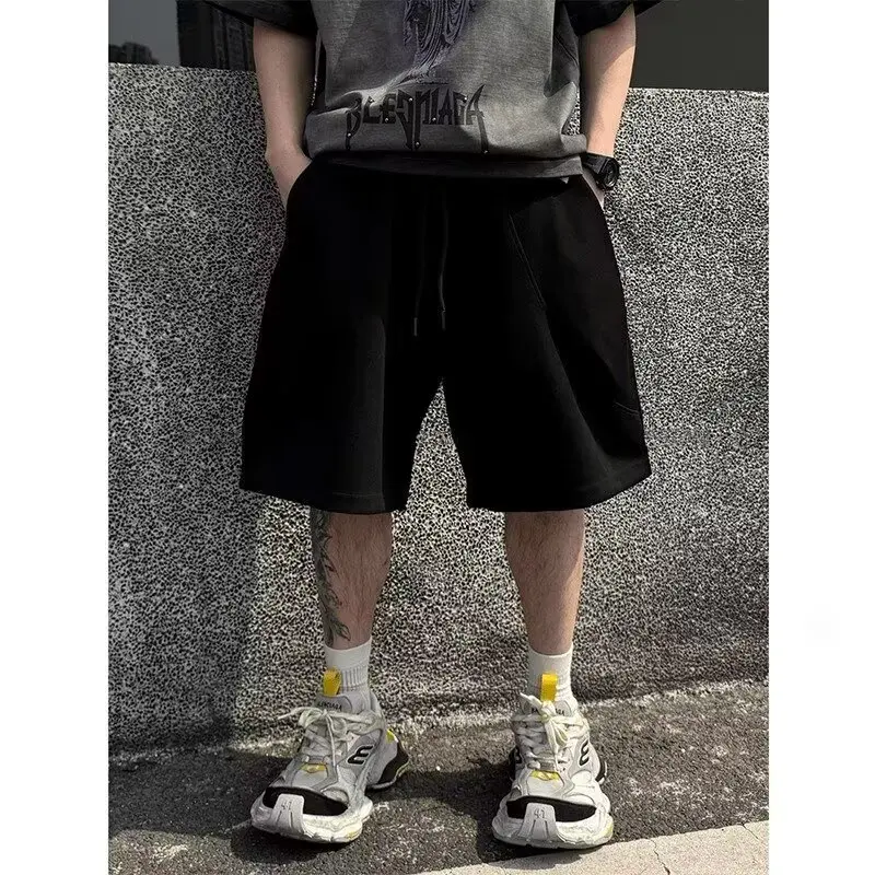 

Summer Large Size Men's Straight Leg Casual Faionable Waed out Loose Fit Five Inch orts Youth Active Cotton 00%