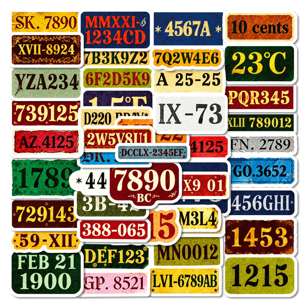 

56 шт. новые винтажные цифровые наклейки в стиле граффити, креативные ретро-декоры, наклейки для телефонов, ноутбуков, рукоделия, LanLanStickersWorld Store