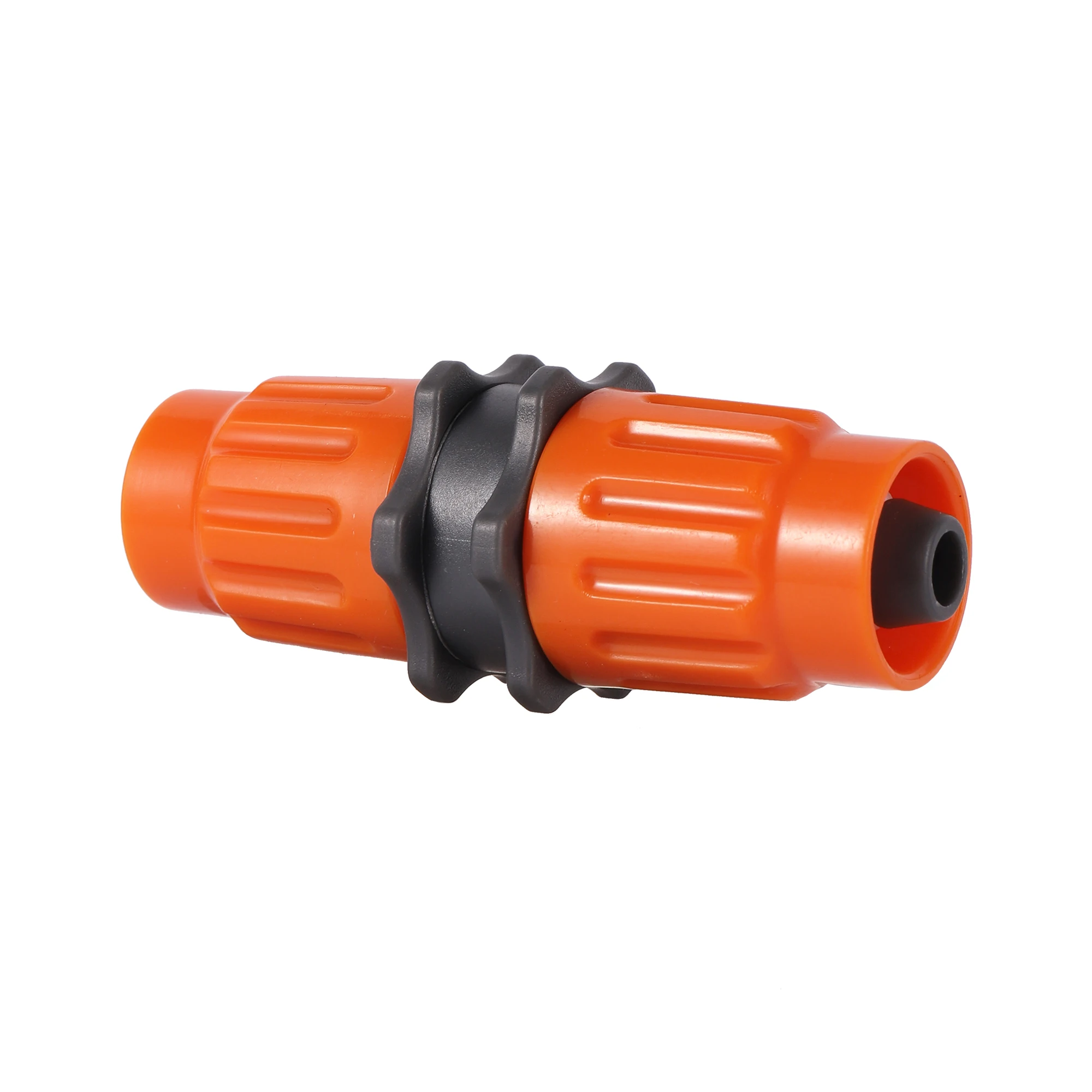 Pipe Locking Fitting Retractable Tube 8/11mm Hose Fittings 3/8 Inch Hose Repair Fittings Garden Irrigation Hose Fittings Orange