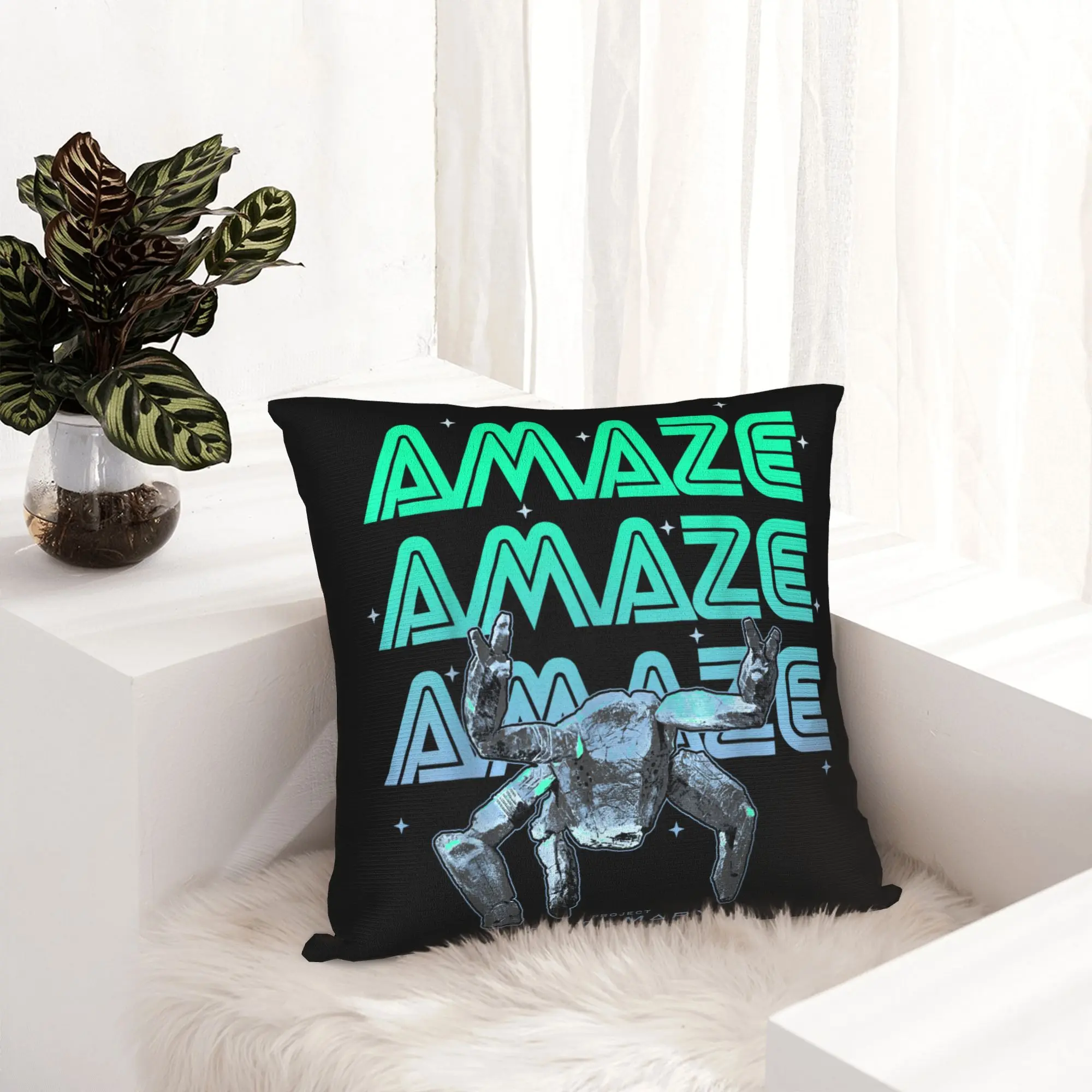 Project Hail Mary Amaze Rockys The Alien Pillowcase Double-sided Printing Polyester Cushion Cover Gift  Pillow Case Cover