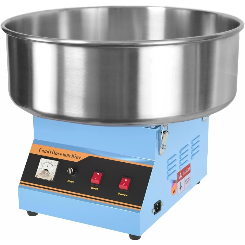 1030W Electric Commercial Cotton Candy Machine, Candy Floss Maker Easy To Operate Producing Up To 2-3 Servings Per Minute