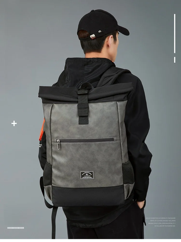 komiu-men's-large-capacity-waterproof-travel-backpack-fashionable-lightweight-business-computer-bag-with-sporty-stitching