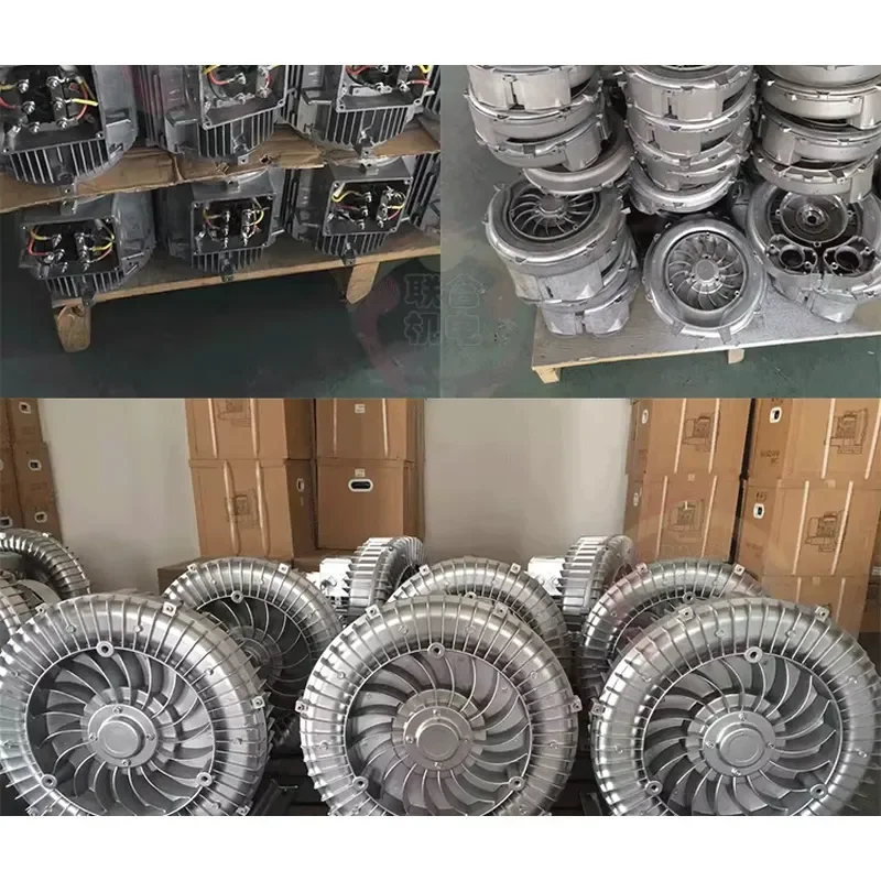for SINCEN GB-4000 4KW High Pressure Vortex Fan Fish Pond Aeration Air Knife Vacuum Adsorption Feeding Industrial Suction