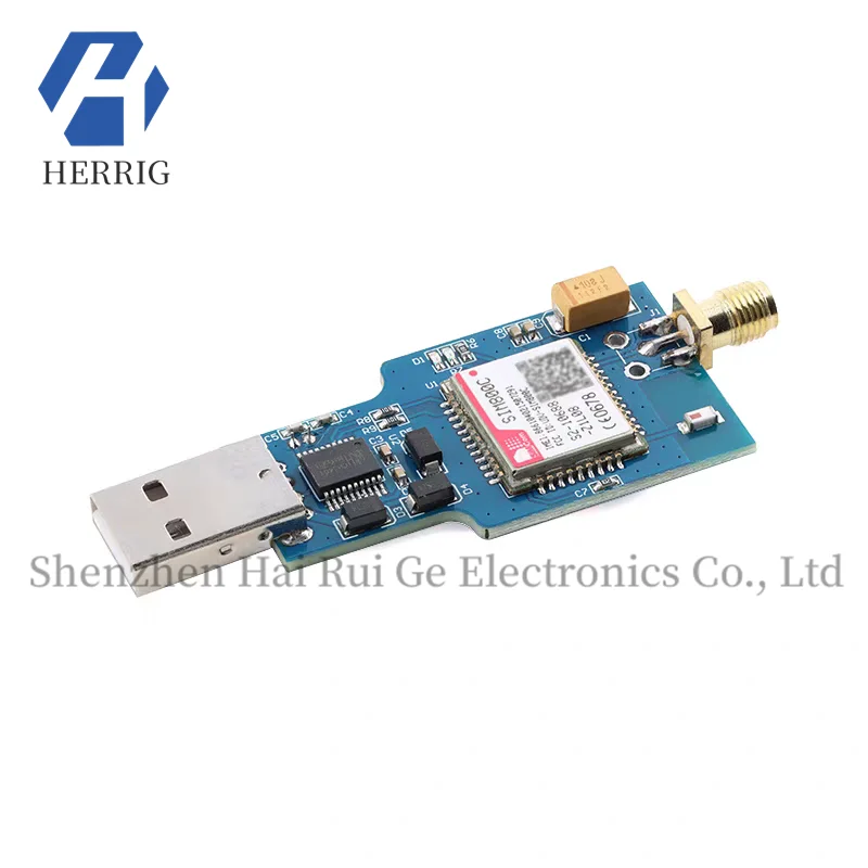 USB to GSM module, serial four-band GSM/GPRS SIM800C module development board with Bluetooth calling