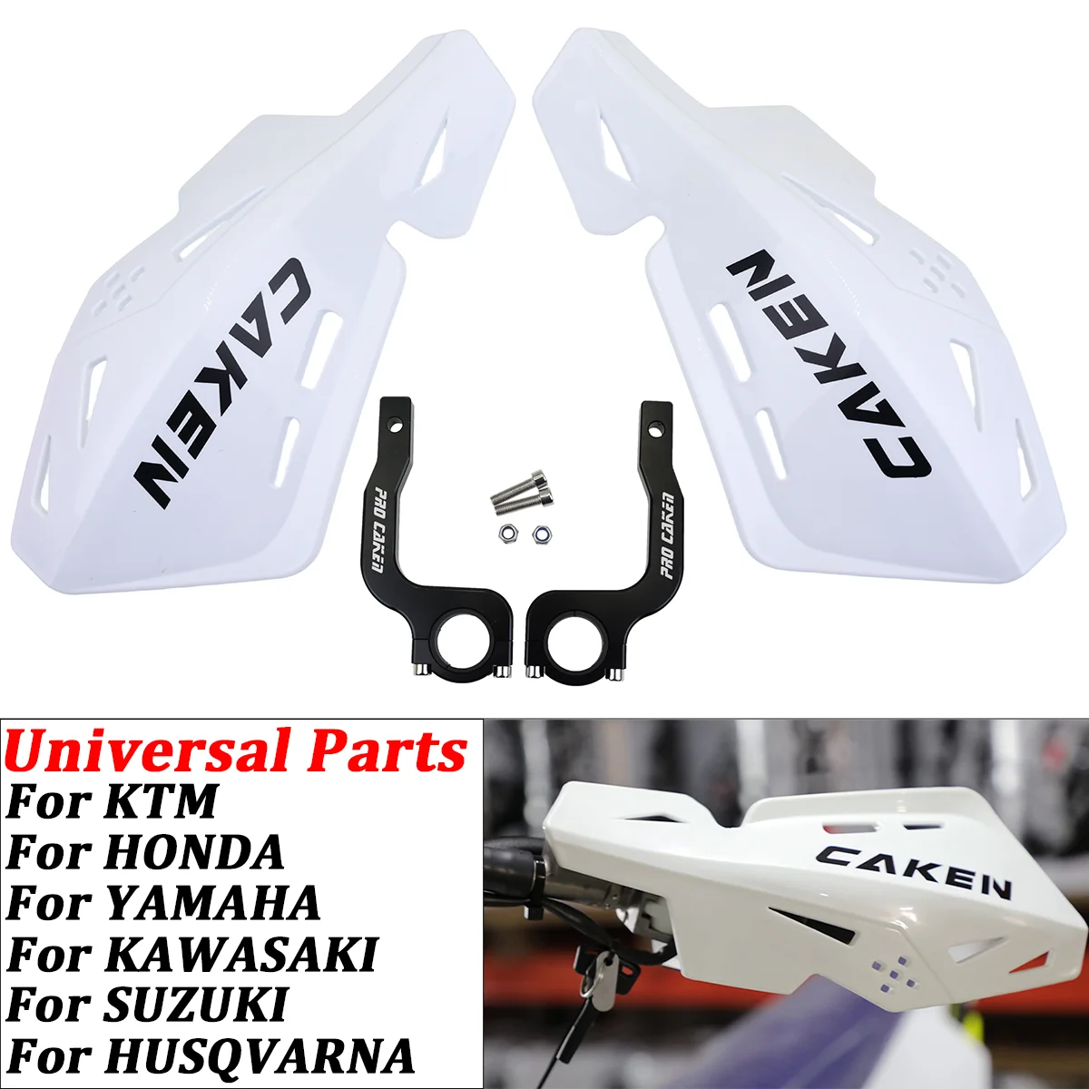 

Motorcycle Hand Guard Handguard Windproof 7/8" 22mm Universal Protector For ATV Honda Yamaha Kawasaki Suzuki KTM XCW XCF SXF XC