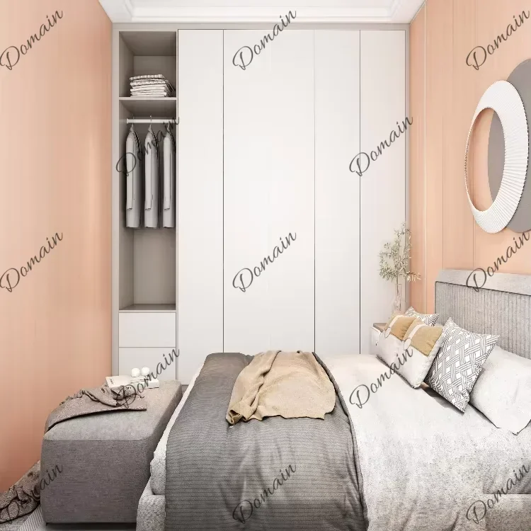 VBV Any Size Custom Modern Light Luxury Honeycomb Aluminum Alloy Wardrobe Bedroom Home Bed End Cabinet Multi Storage