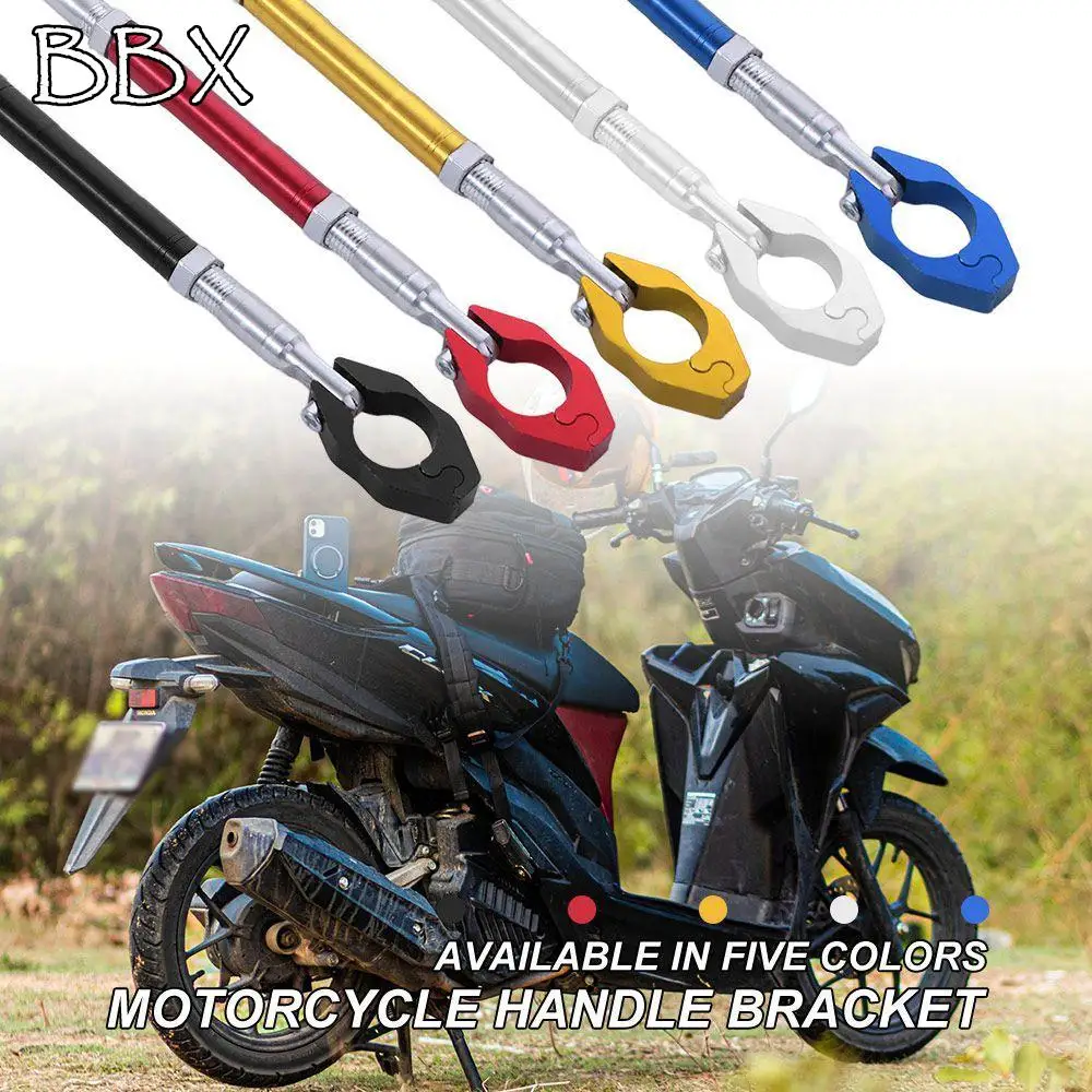 

Adjustable Motorcycle Balance Bar Reinforce Lever 22mm Handlebar Balance Bracket Replacement Aluminum Alloy Handlebar Extended
