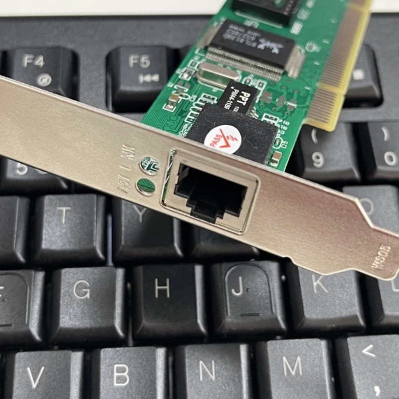 16FB PCI-netwerkkaart Compteraccessoires RTL8139D voor pc-computer Eenvoudig te installeren