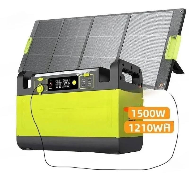Equipped with An AC Power Socket, Suitable for Outdoor Camping, Travel, and Emergency Use with A 1500W Portable Power Bank