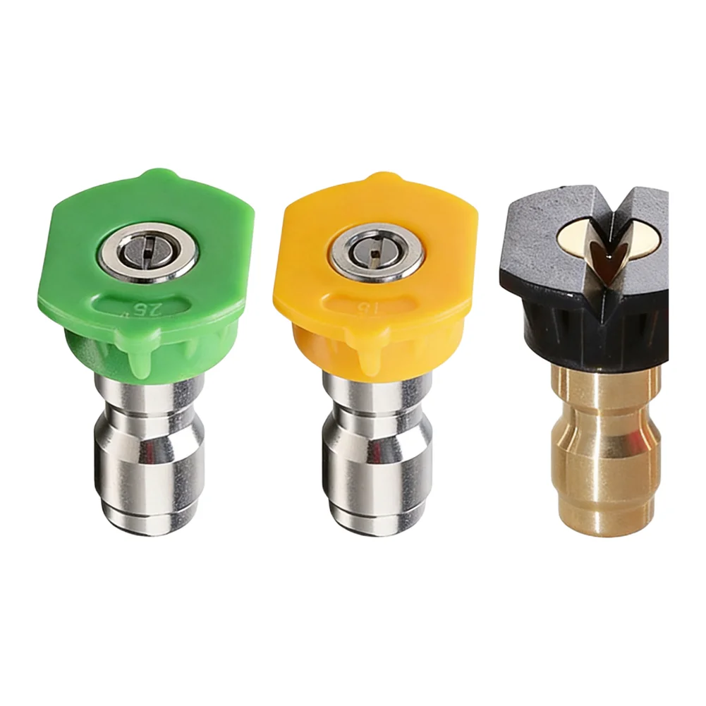Quick Connect Pressure Washer Nozzle Set 5 Piece for 3600 PSI Machines Compatible with Most Gas and Electric Units