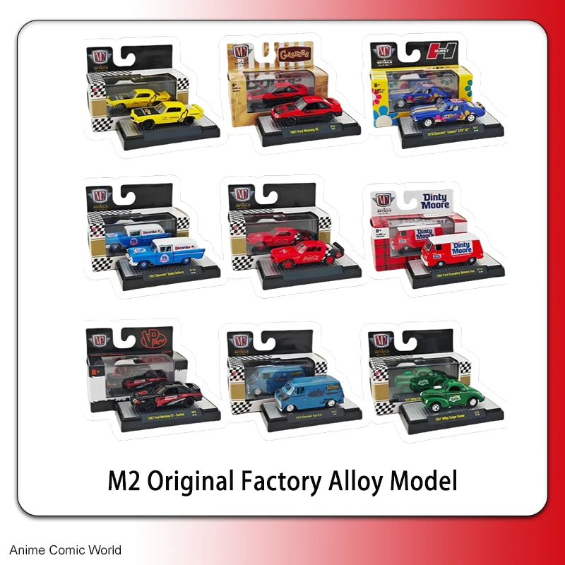 New In Stock M2 Original Factory 1:64 Simulation Alloy Micro Diecast Car Model Customized Toy Gifts Decoration Collection Series