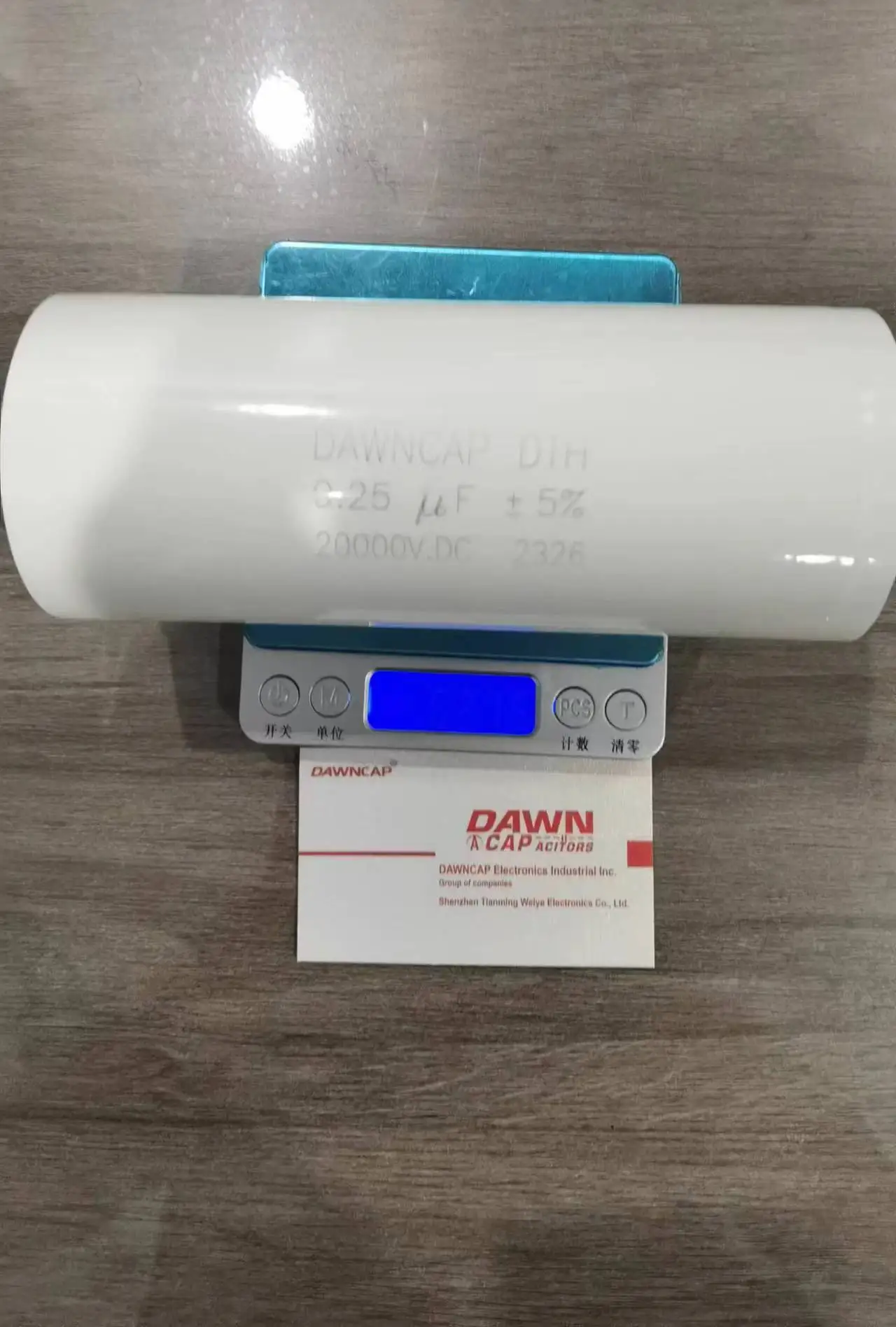 DAWNCAP DTH 0.25UF 20000V DC 20KV ±5% Condensador de almacenamiento de energía de pulso de alto voltaje