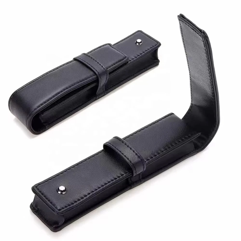 الراقية الأعمال Sle بولي Leather الجلود حقيبة أقلام صديقة للبيئة القلم حالة قلم رصاص حامل الأكياس ل نافورة PenBallpoint PenPencil