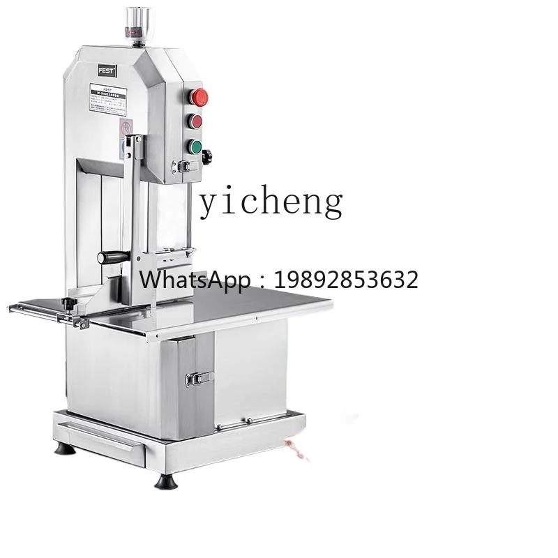 A1  Commercial Electric Bone Cutting Machine Desktop Bone Cutting Pork Trotters Beef Ribs Frozen Meat Machine