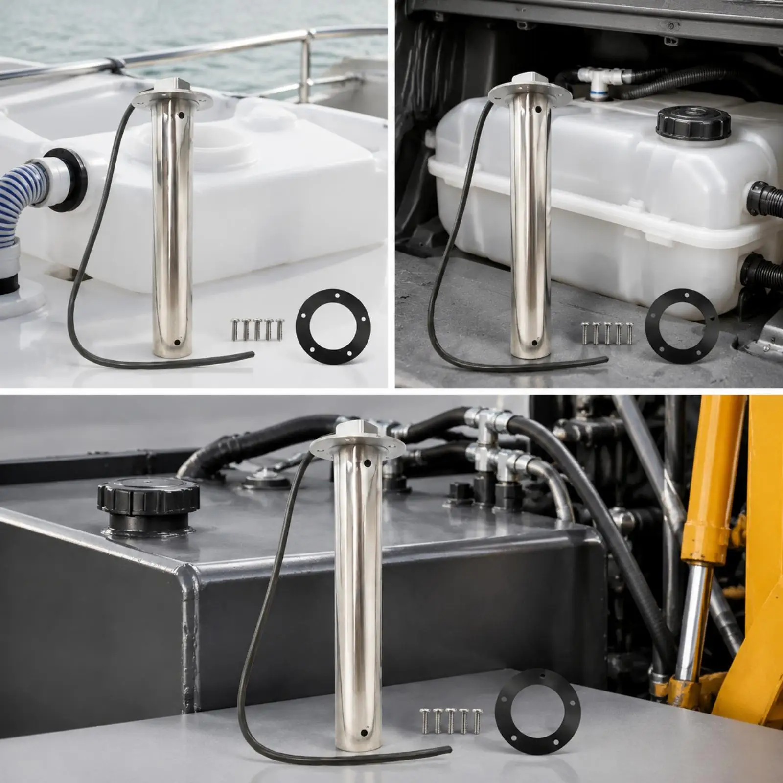 Tank Level with Stainless Steel Measurement Rod Anti Tank Level for Gray Water
