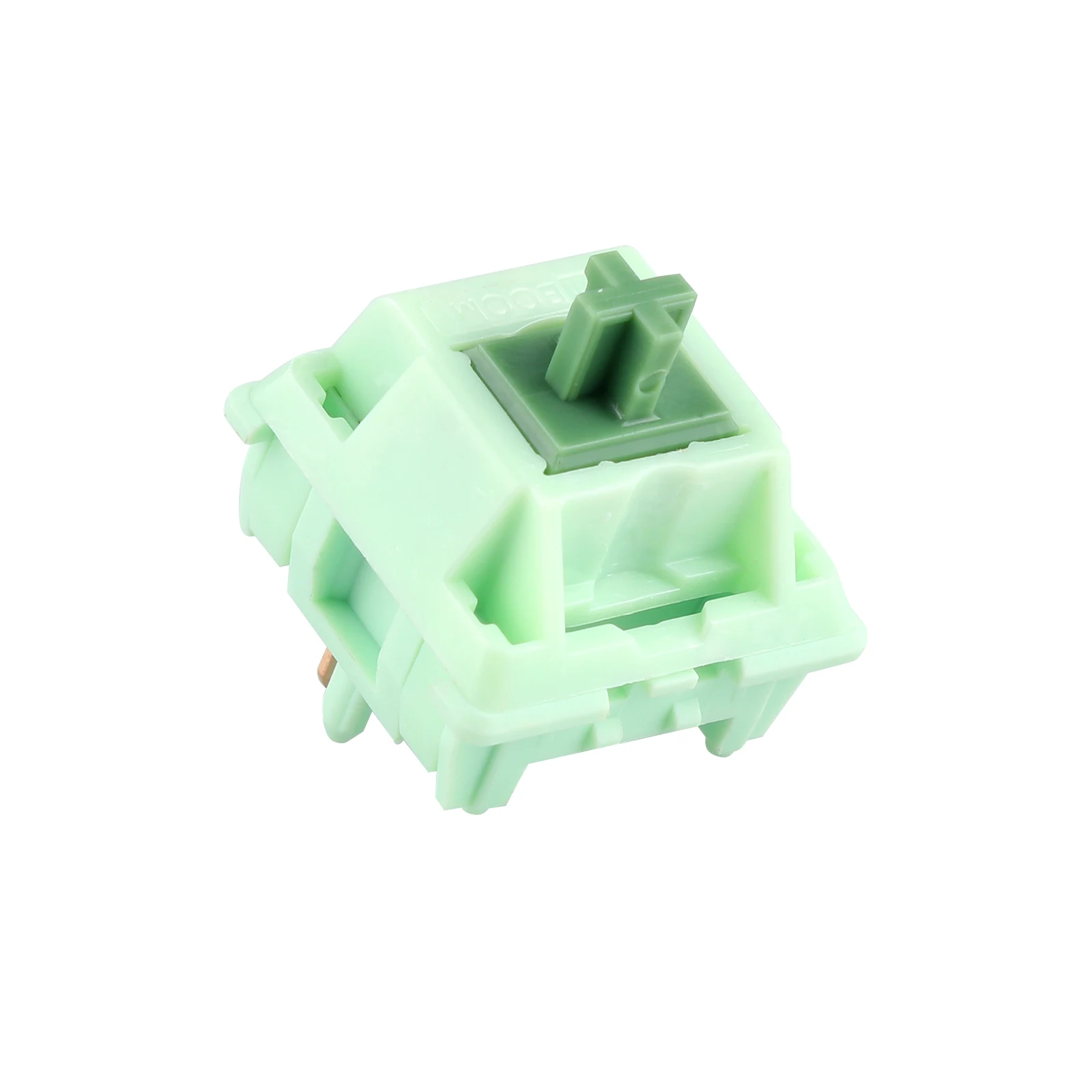 35 Pieces KiiBOOM Matcha Latte Linear Switches Set 55g 5pins Self-lubricating POM Stem Switch for DIY Mechanical Gaming Keyboard