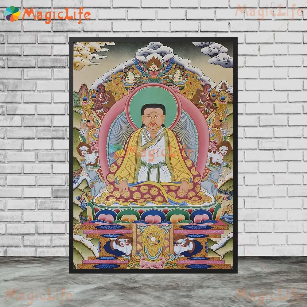 Thangka Hinduism Buddhism Buddha Bodhisattva Religion Wall Pictures For Living Room Poster Wall Art Canvas Painting Unframed