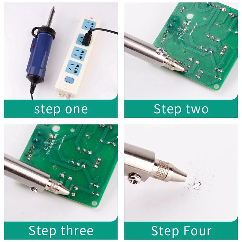 Desoldering Machine ADT03 Automatic Portable Electric Solder Tin Sucker Vacuum Soldering Remove Pump EU Plug