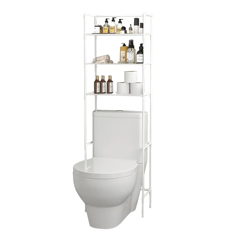 

17.7 inch 3-Shelf Toilet Shelves Over the Toilet Storage Shelf, White, Above Toilet Storage Rack Bathroom Space Saver