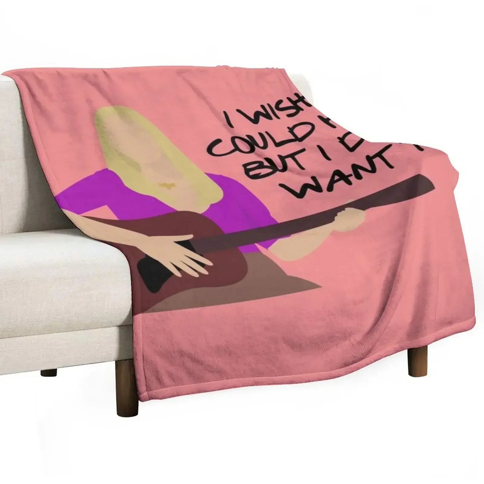 

I Wish I Could Help, But I Don't Want To Throw Blanket No Pilling Soft Warm Blanket for Bed